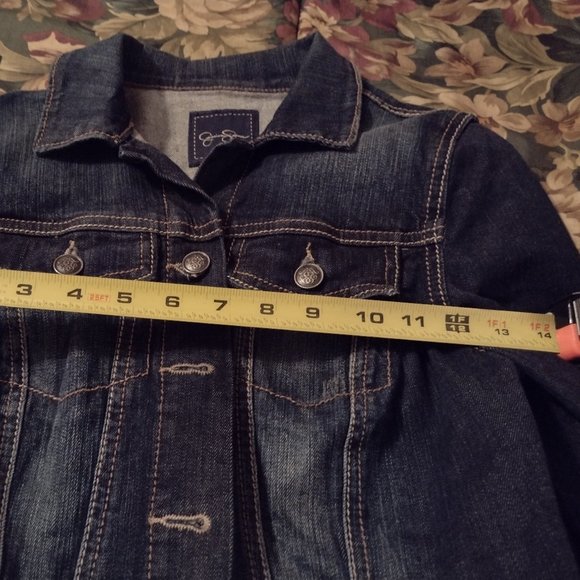 Jessica Simpson cropped jean jacket - Picture 5 of 7